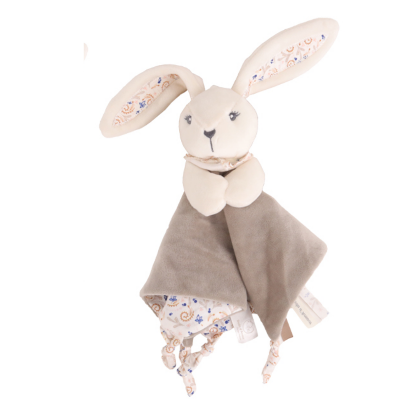  - amour comforter rabbit light grey 25 cm 